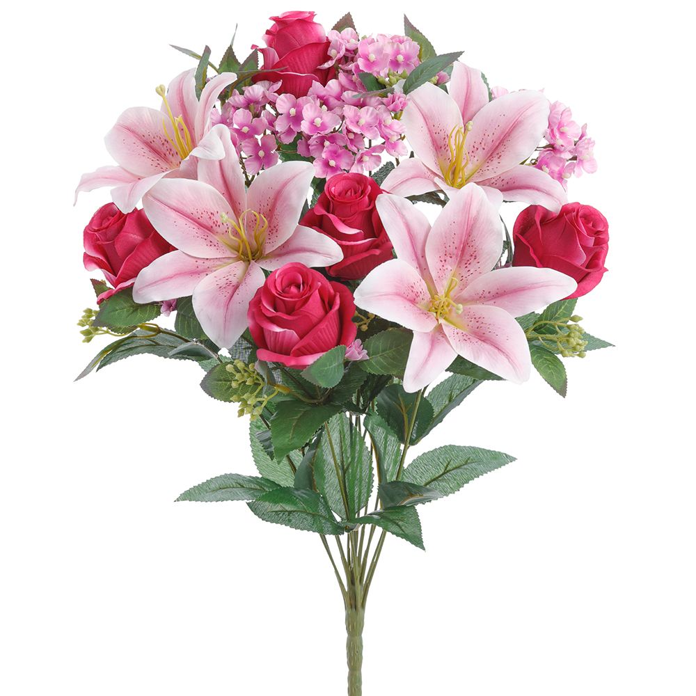 20"ROSE/LILY/HYDRANG BUSH X14