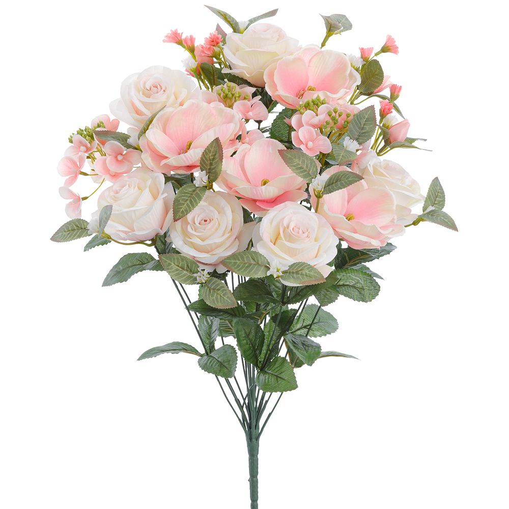 21" Magnol/Rose/Hydrangea Bush X18