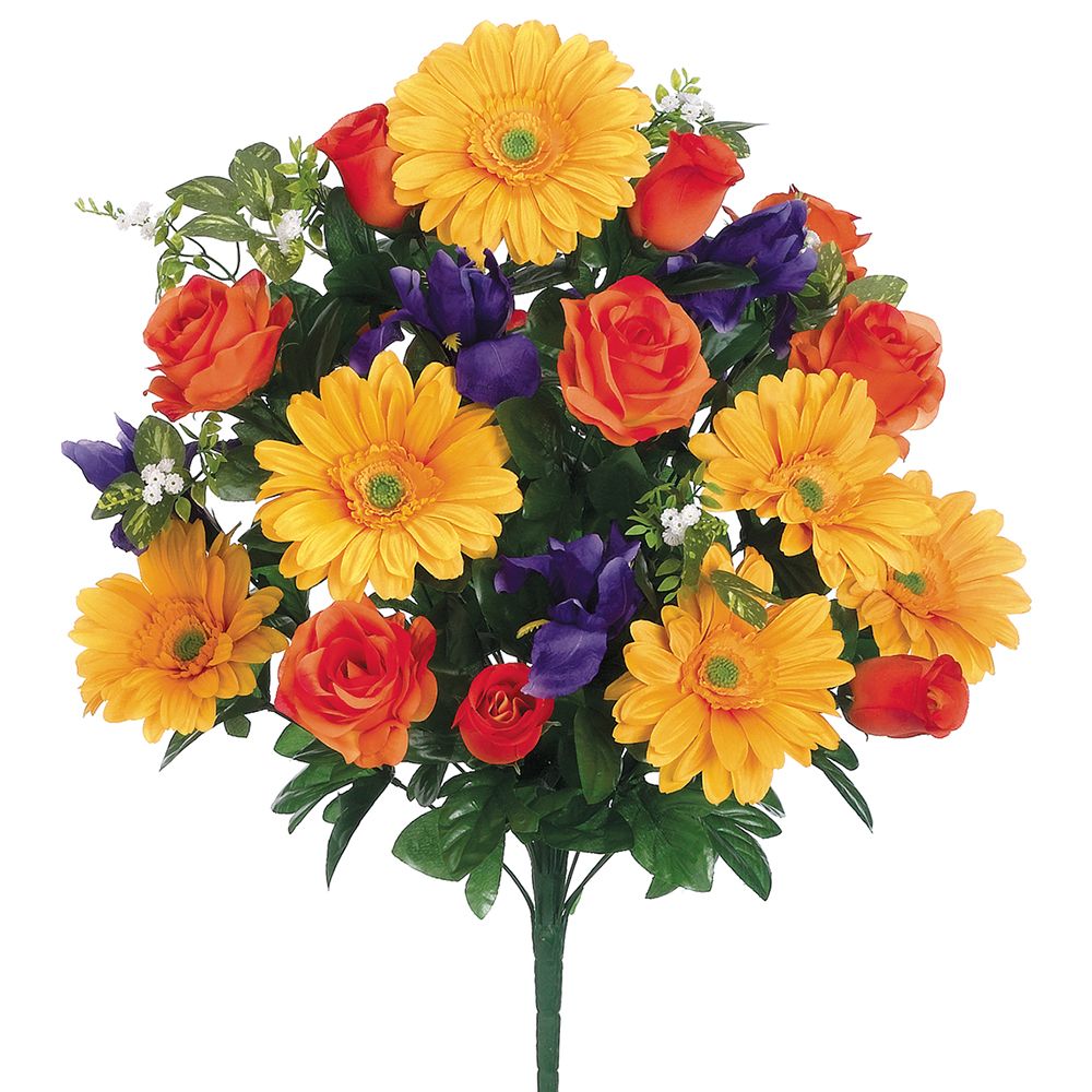 23"GER.DAISY/ROSE/IRIS BU.X30