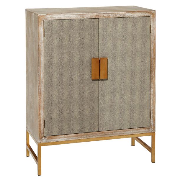 WOOD CABINET 32"W, 40"H