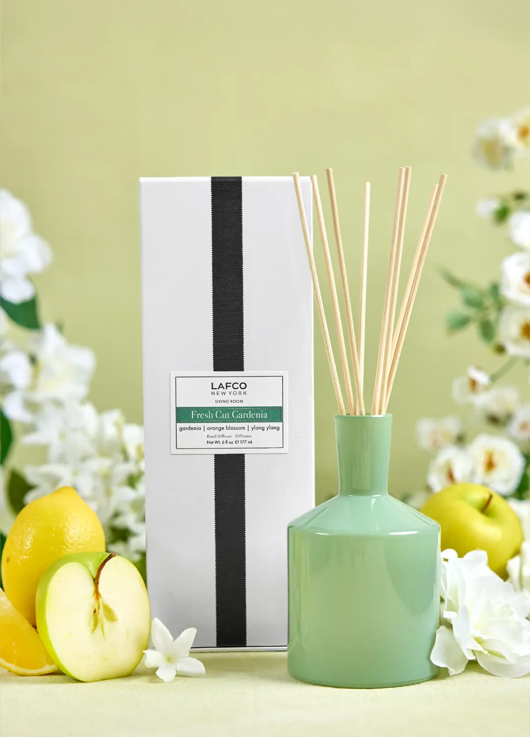6.0 oz Fresh Cut Gardenia Classic Reed Diffuser - Living Room
