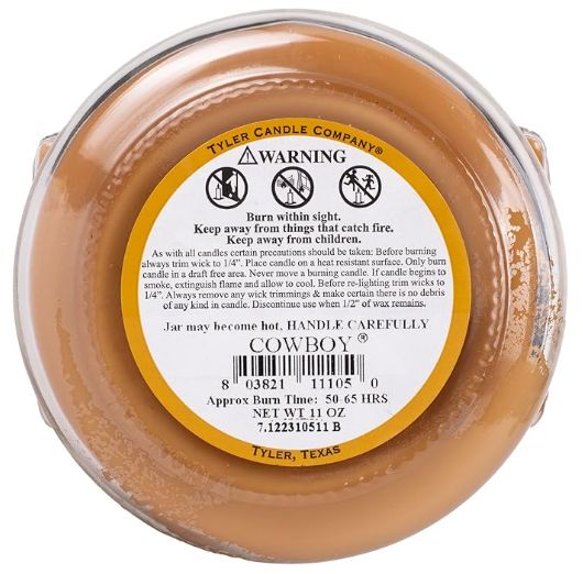 11 OZ COWBOY CANDLE