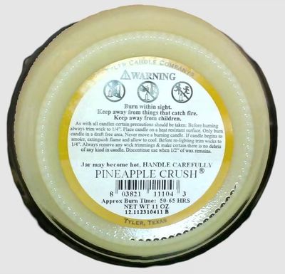 11 OZ PINEAPPLE CRUSH CANDLE