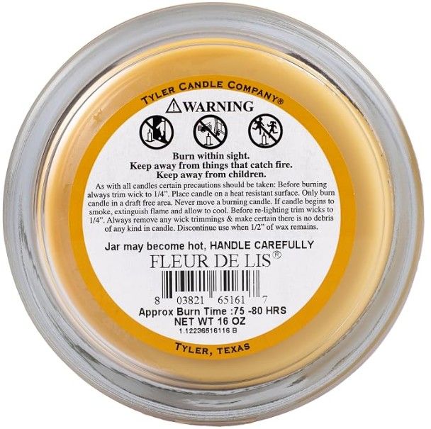 16 OZ FLEUR DE LIS STATURE CLEAR