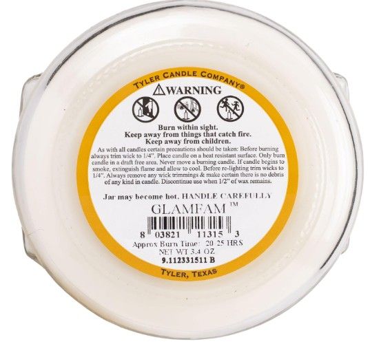 3.4 OZ GLAMFAM CANDLE