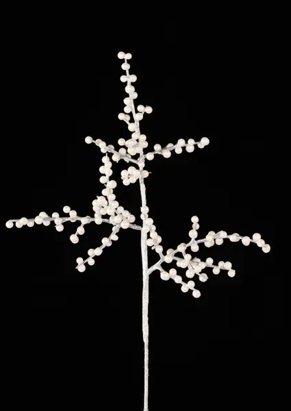Mini Twig Spray -  IRIDESCENT WHITE 22"L