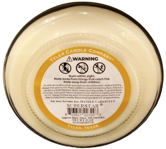 22 OZ SUPERSTAR CANDLE