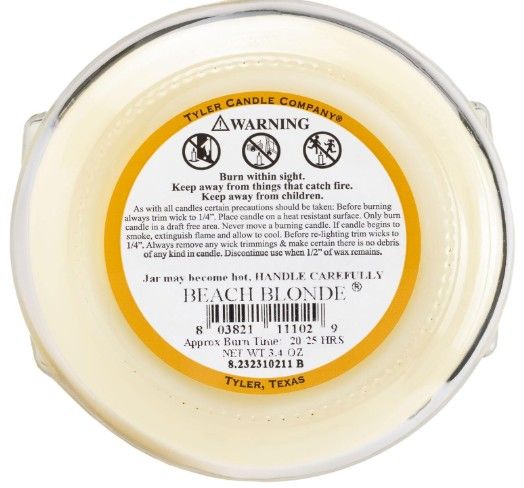 3 OZ BEACH BLONDE CANDLE