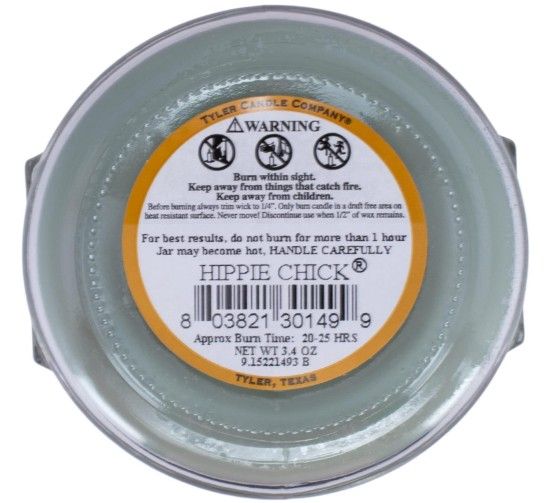 3 OZ HIPPIE CHICK CANDLE