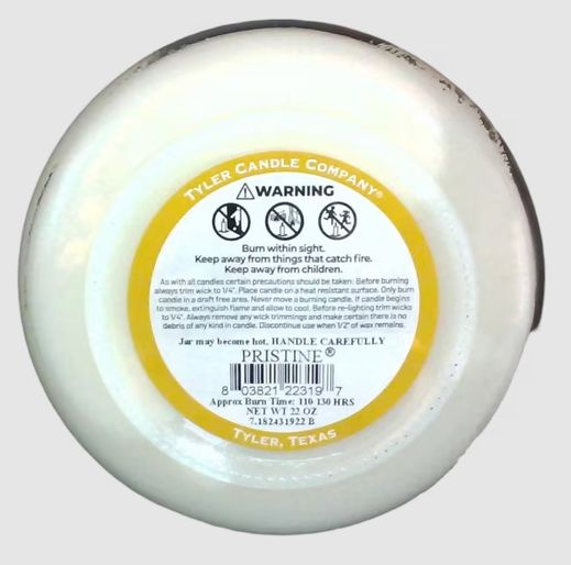 22 OZ PRISTINE CANDLE