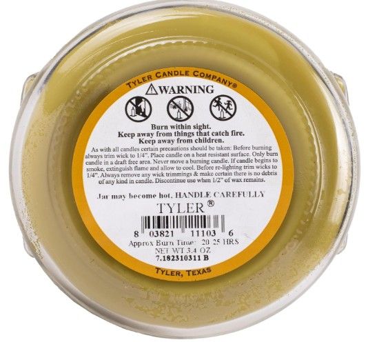 3.4 OZ TYLER CANDLE