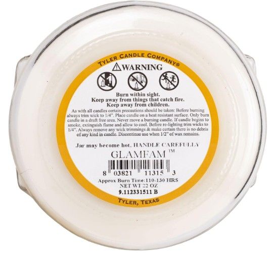 22 OZ GLAMFAM CANDLE