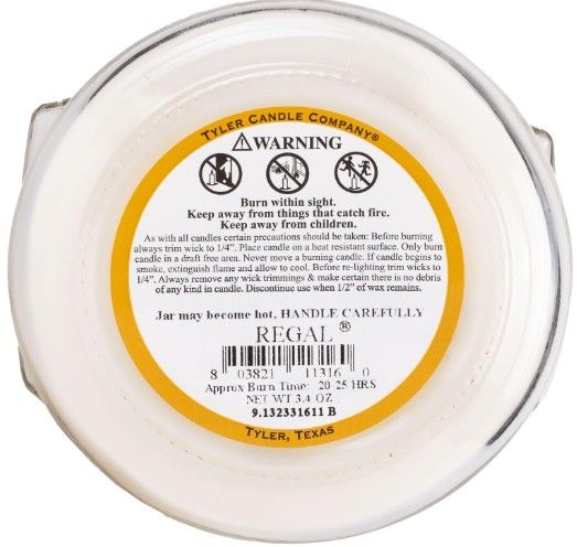 3.4 OZ REGAL CANDLE