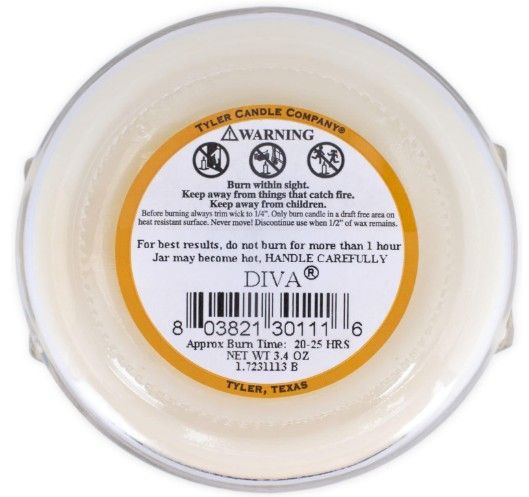 3.4 OZ DIVA CANDLE