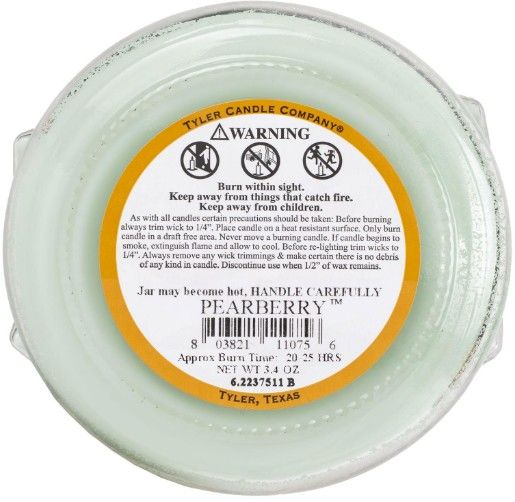 3.4 OZ PEARBERRY CANDLE