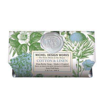 Cotton &amp; Linen Large Bath Soap Bar