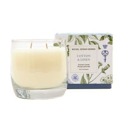 Cotton &amp; Linen Vigne Candle