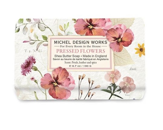 Pressed Flowers Medium Bath Soap
