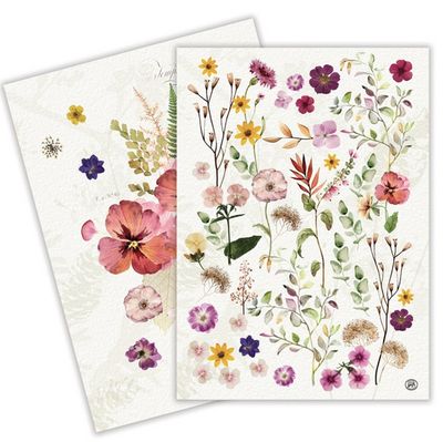 Pressed Flowers Kitchen Towel Set