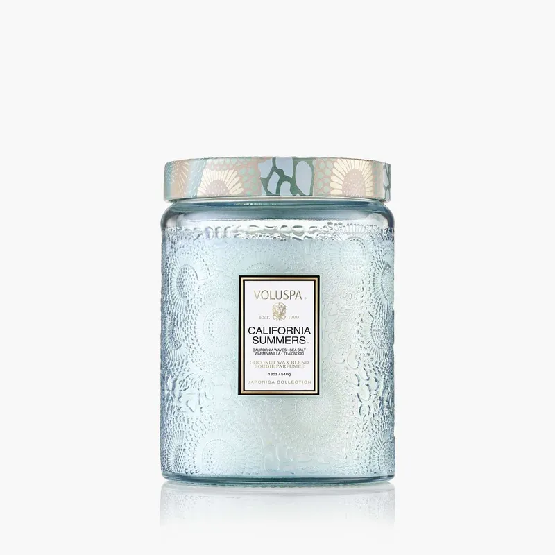 18OZ CALIFORNIA SUMMERS LARGE JAR CANDLE