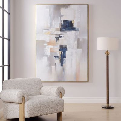 WATERFRONT HAND PAINTED CANVAS