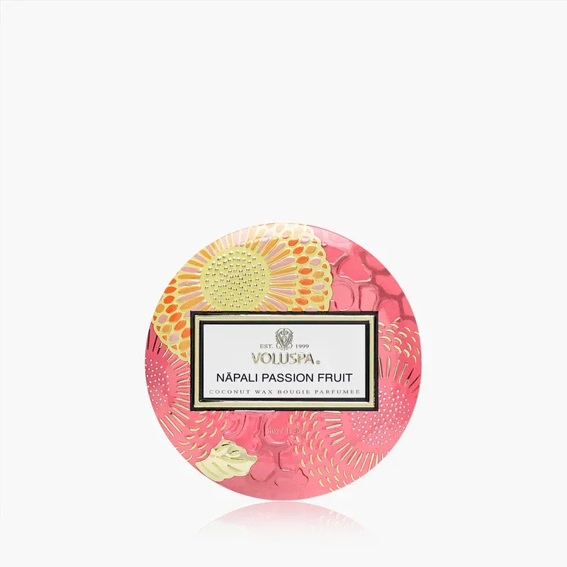 4OZ NAPALI PASSION FRUIT MINI TIN CANDLE