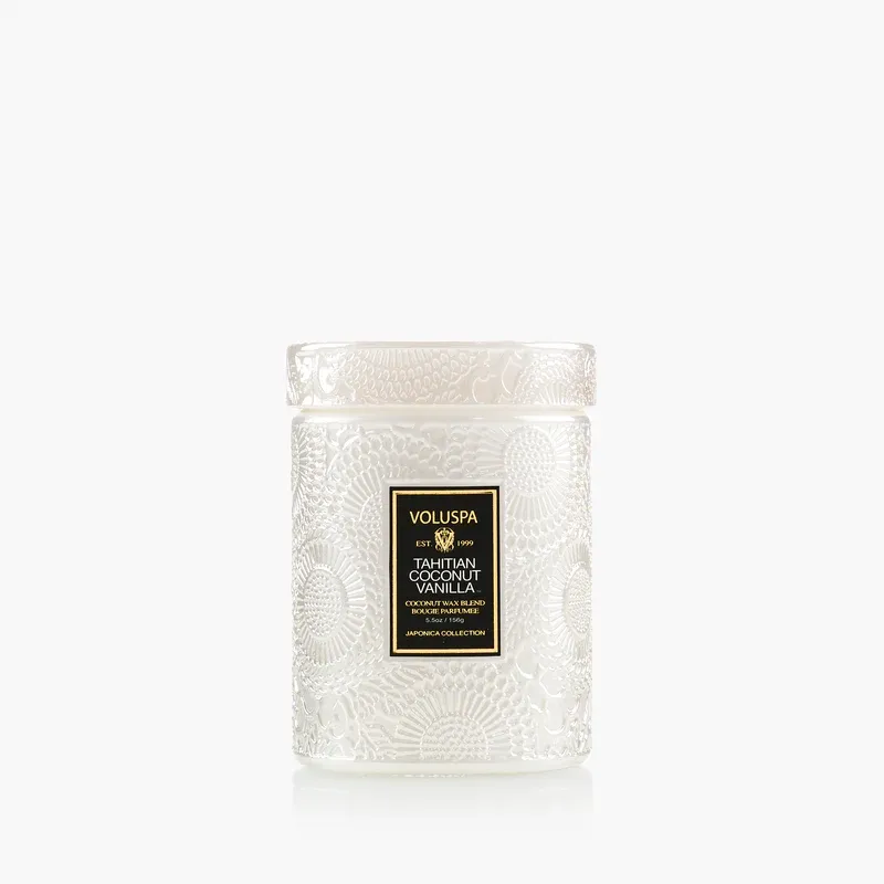 5.5 oz Tahitian Coconut Vanilla Small Jar Candle
