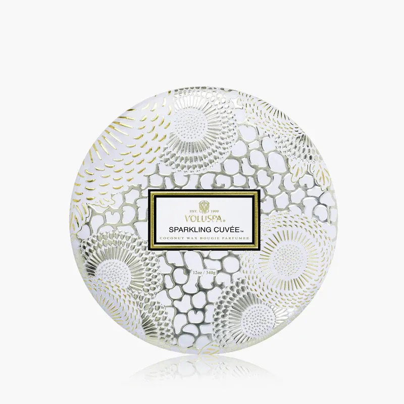 12OZ SPARKLING CUVEE 3 WICK TIN CANDLE