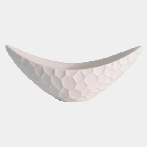 HONEYCOMB BOWL - MATTE WHITE