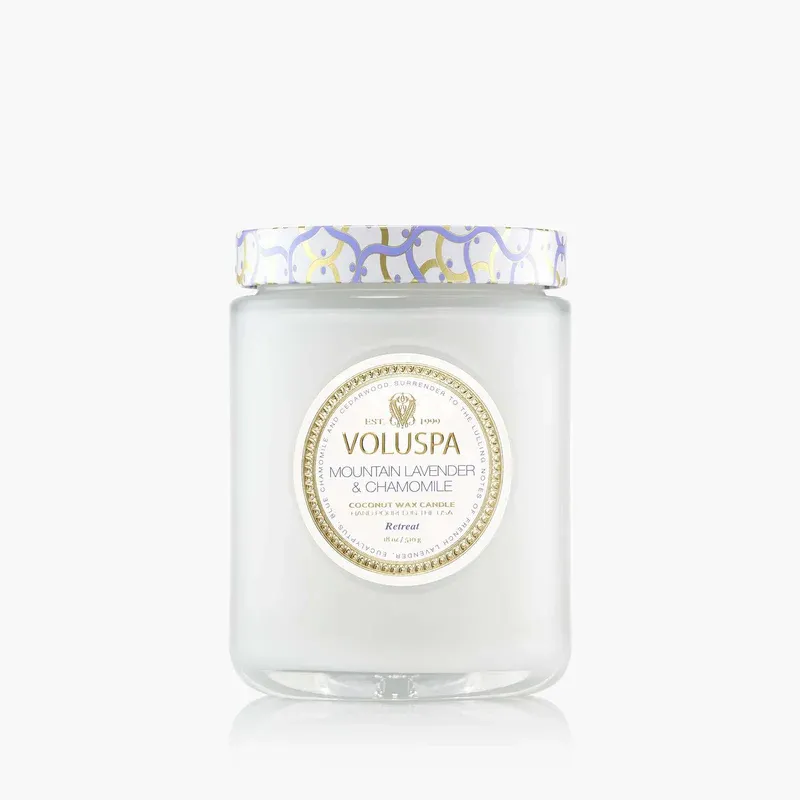 18OZ MOUNTAIN LAVANDER &amp; CHAMOMILE LARGE JAR CANDLE
