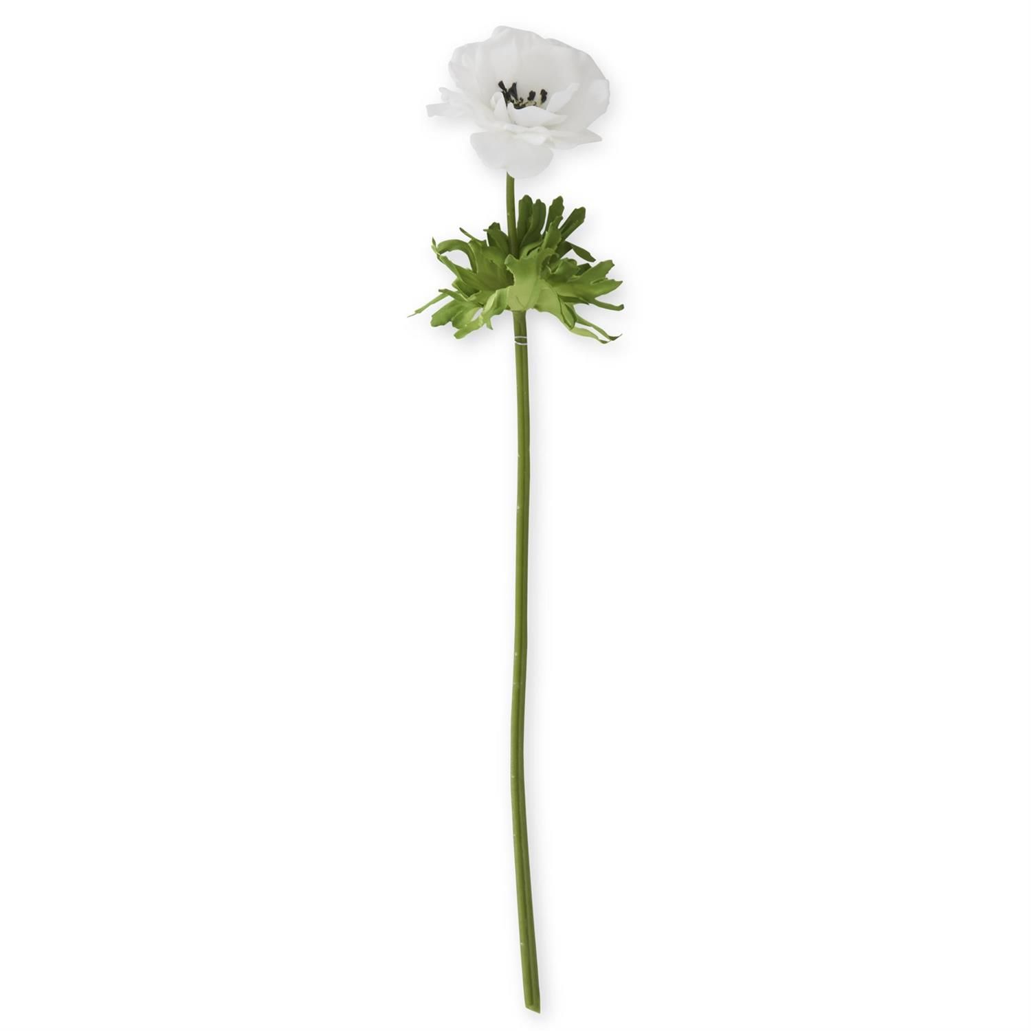WHITE REAL TOUCH ANEMONE STEM