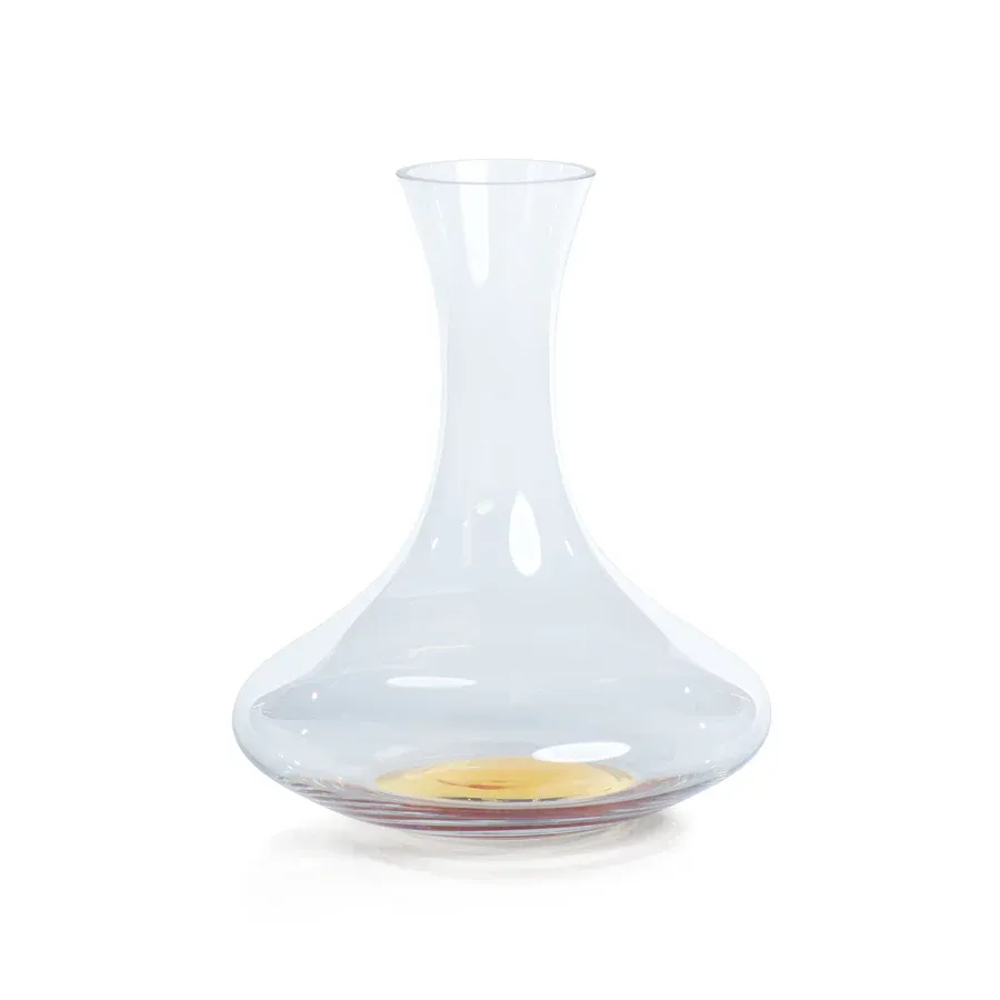 BRUNELLO WINE DECANTER WITH GOLD BASE