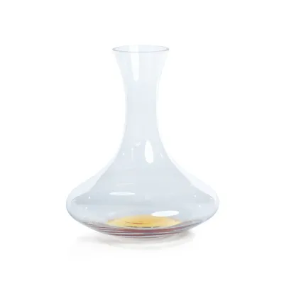 BRUNELLO WINE DECANTER WITH GOLD BASE