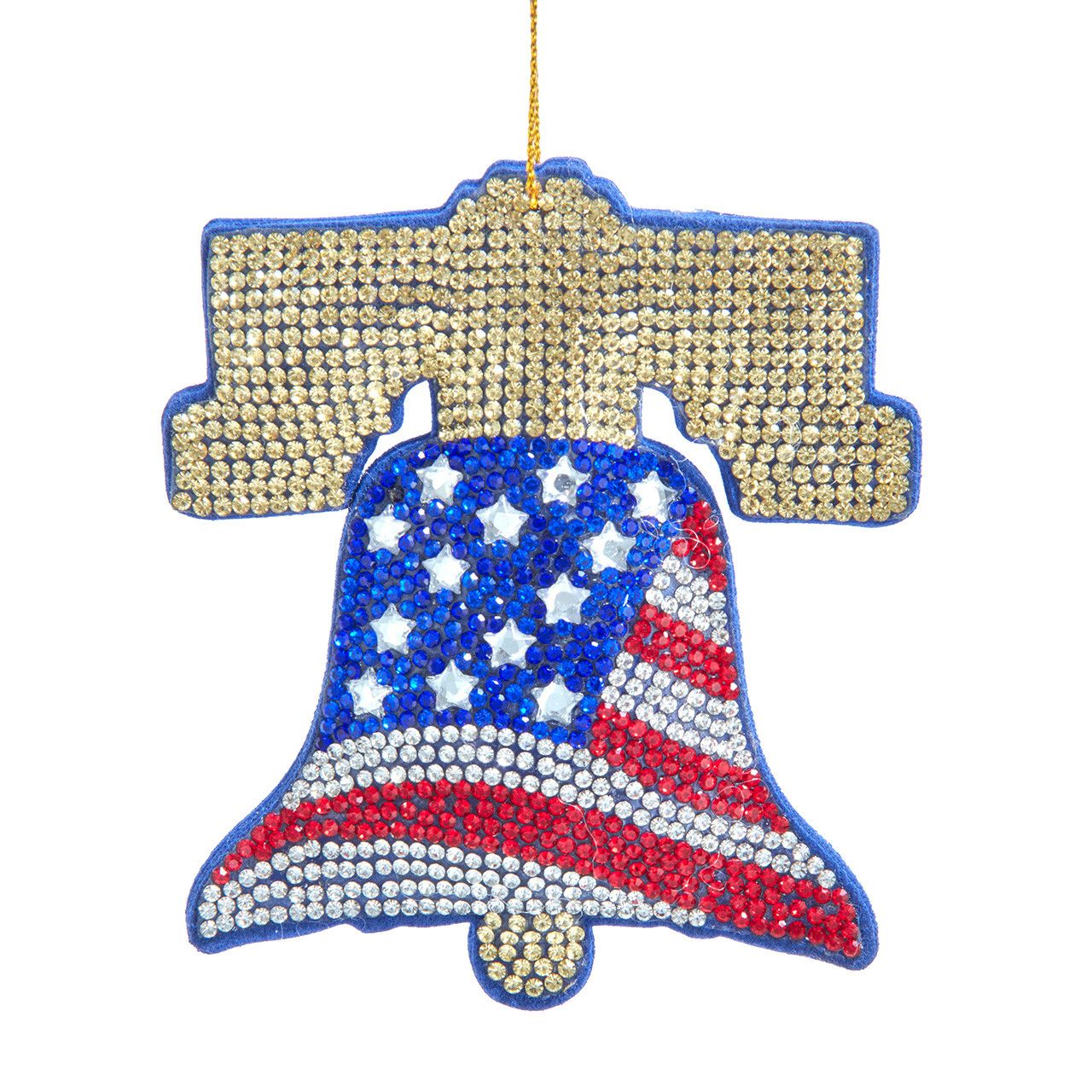 3.75" BEDAZZL AMERICA250 LIBERTY ORNAMENT