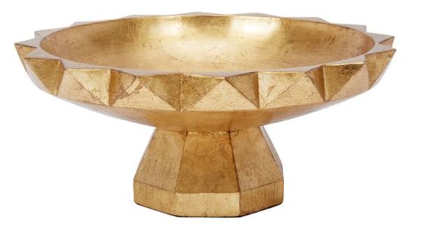 GOLD LEAF JULIUS DECORATIVE BOWL