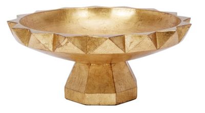 GOLD LEAF JULIUS DECORATIVE BOWL
