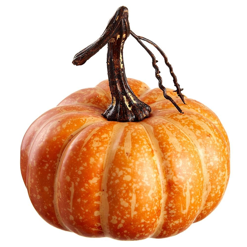 5" X 5" Orange  Pumpkin