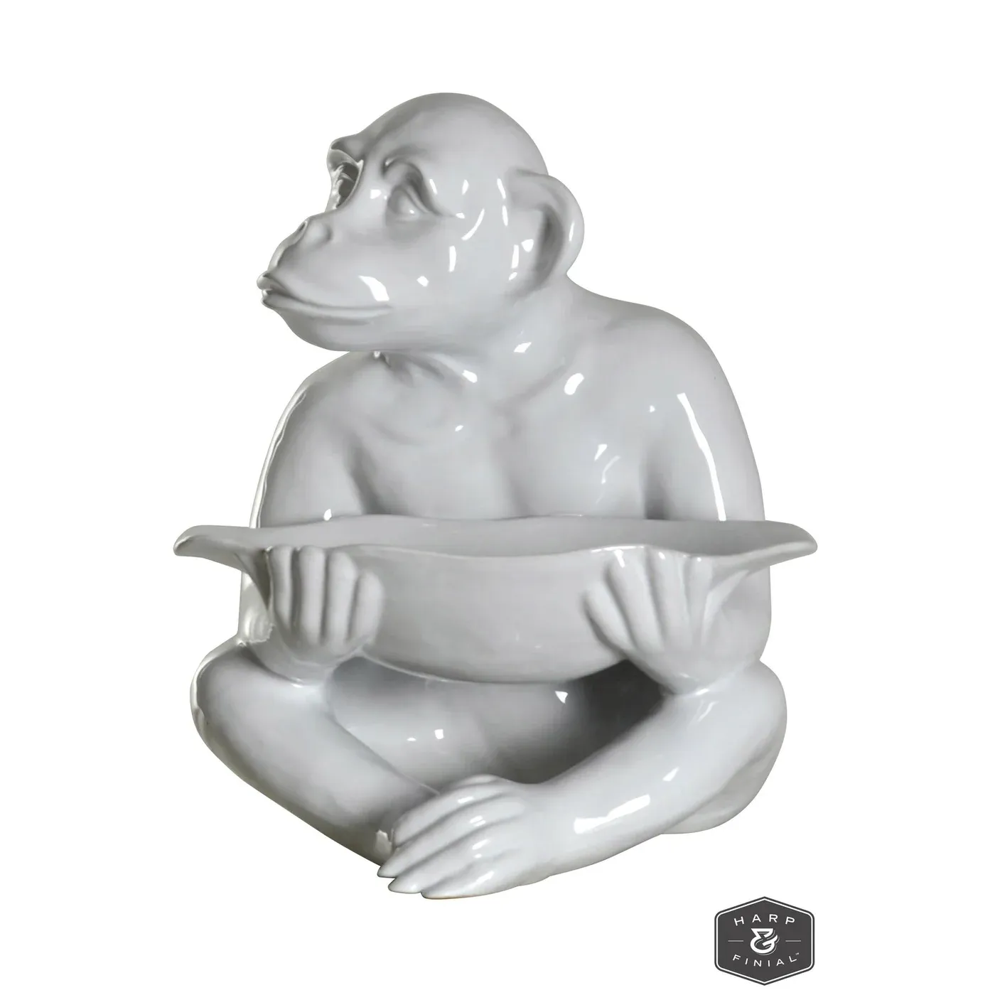 Chimp Tray Statue