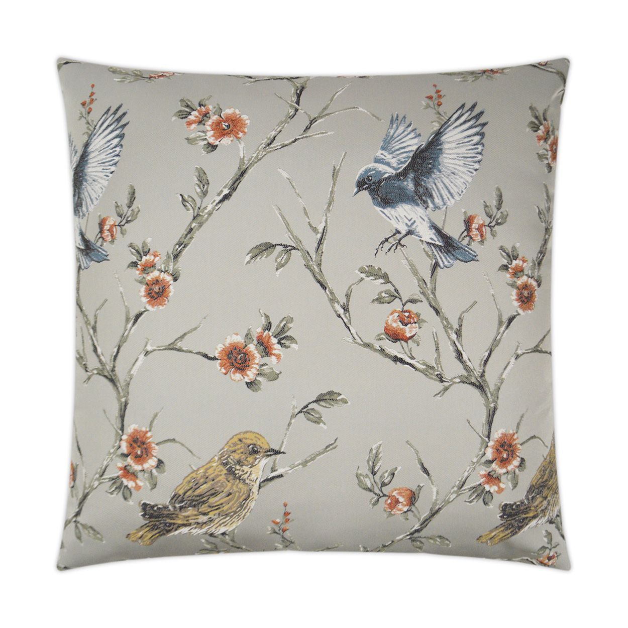 Jocelyn Square Metal Feather Down Pillow - 24x24
