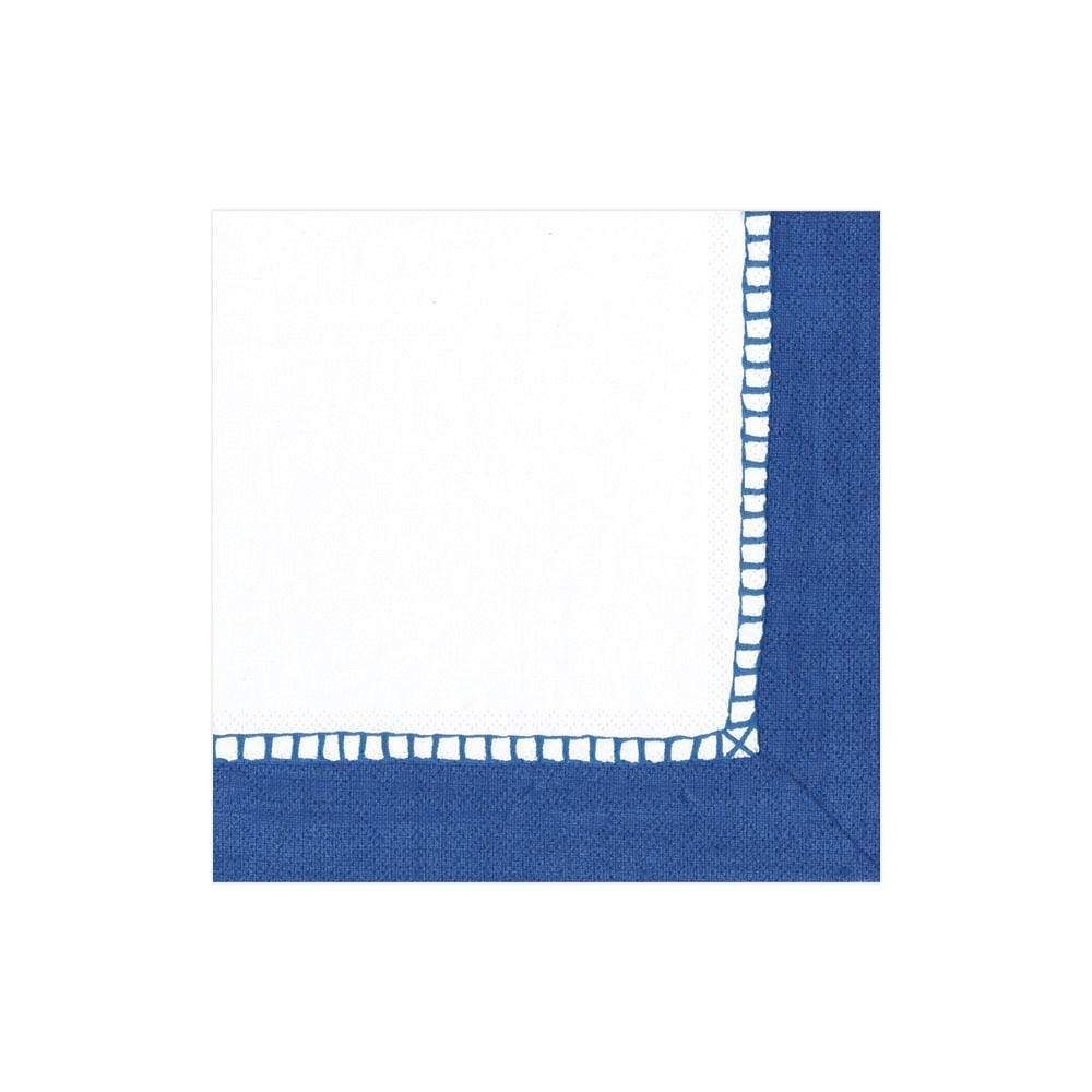 LINEN MARINE BLUE COCKTAIL NAPKINS