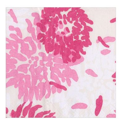 CHRYSANTHEMUM RASPBERRY COCKTAIL NAPKINS