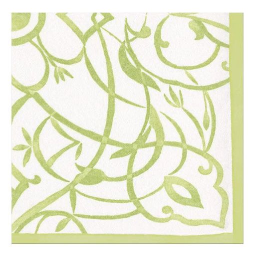 ALGARVE PAPER LINEN MOSS COCKTAIL NAPKINS