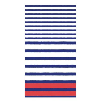 BRETON STRIPE BLUE HOSTESS NAPKINS