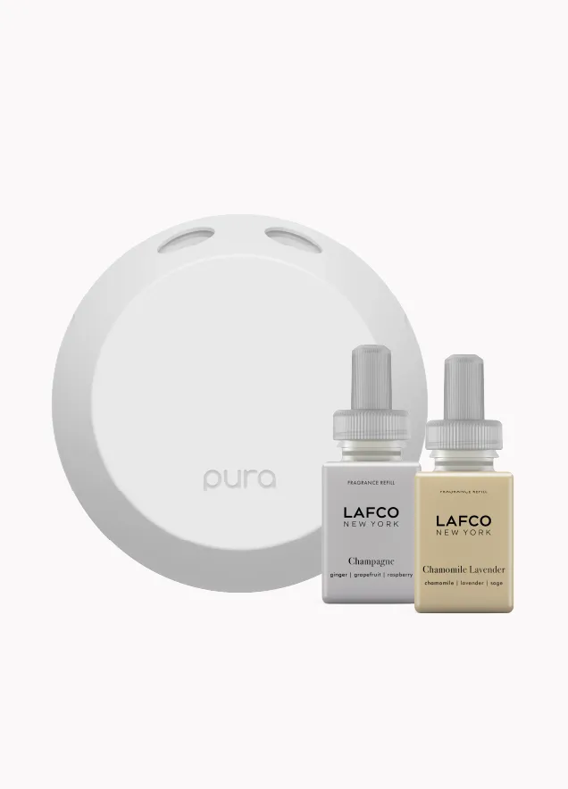 Pura Smart Diffuser w/ Cham/Lavndr &amp; Champagne