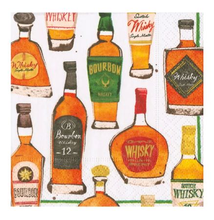 WHISKEY TASTING COCKTAIL NAPKINS