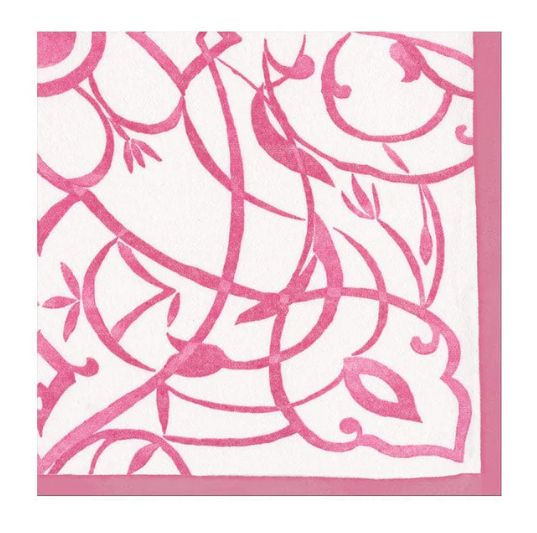 ALGARVE PAPER LINEN FUCHSIA COCKTAIL NAPKINS