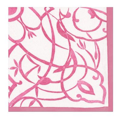 ALGARVE PAPER LINEN FUCHSIA COCKTAIL NAPKINS
