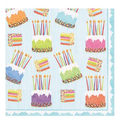 CAKE FROSTING PAPER LINEN AIRLAID COCKTAIL NAPKINS