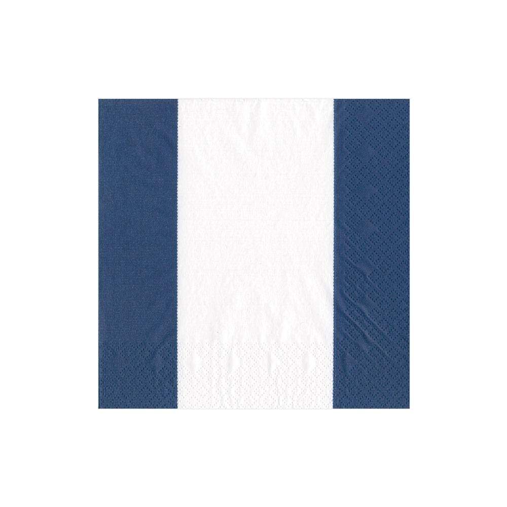 BANDOL STRIPE NAVY COCKTAIL NAPKINS