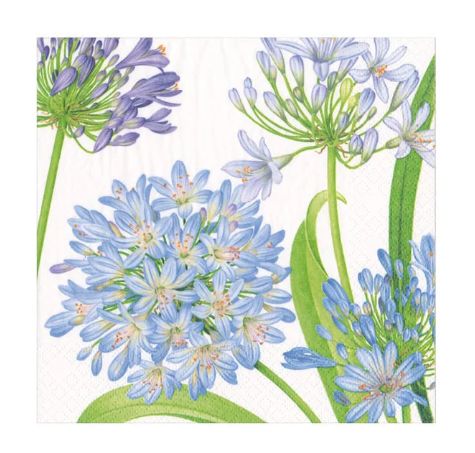 AGAPANTHUS GARDEN COCKTAIL NAPKINS